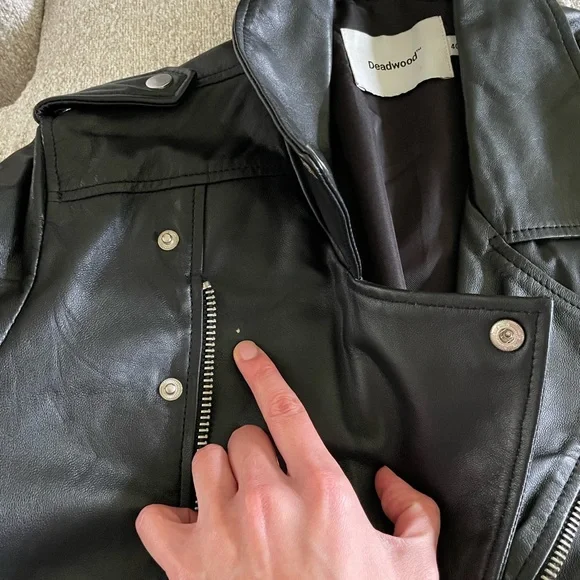 Deadwood Joan short biker jacket - Picture 5 of 15